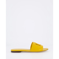 Dolce and Gabbana Dames d&g logo flat slide