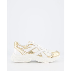 Michael Kors Dames leo sneaker /goud