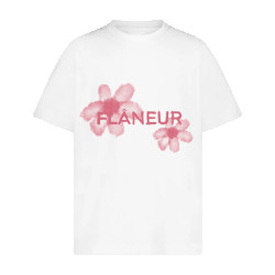 Flaneur Homme Heren floral watercolor /coral