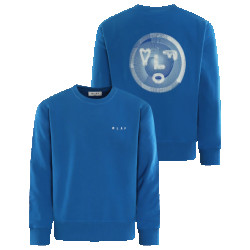 Olaf Hussein Heren spiral face crewneck