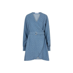 Lofty Manner Dress flore blue denim