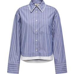 Only Onlblanca life ls mix shirt wvn true blue/w bright