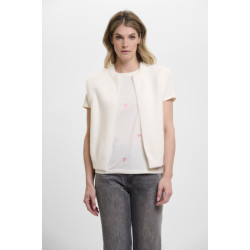 Rino & Pelle Short waistcoat off-white