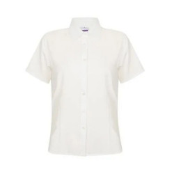 Henbury Dames wicking shirt met korte mouwen