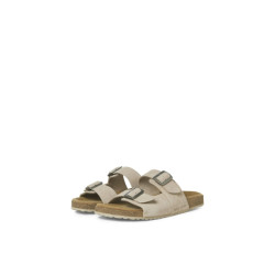 Jack & Jones Heren sandaal slipper jfwlouis suede taupe