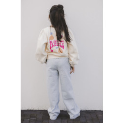 Looxs Revolution Sweater crème backprint  voor meisjes in de kleur