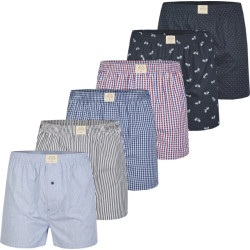 MG-1 Heren wijde boxershorts heren d626 multipack 6-pack