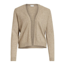 Vila Viril short ls knit carcigan-noos zand