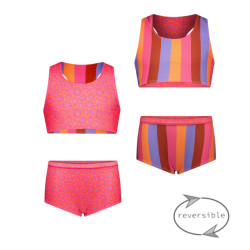 B.Nosy Zomer reversibel bikini meisjes multi streep winona