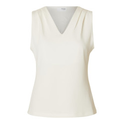 Selected Femme slftenny sl v-neck top 16096372 snow white