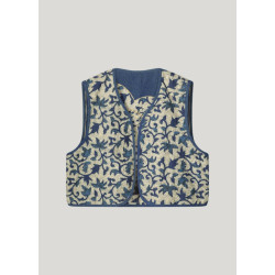 Summum gilet block print 9s131-12212 480 navy noir