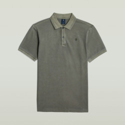 G-Star dunda overdyed slim polo d11595-d756 d033 shadow olive