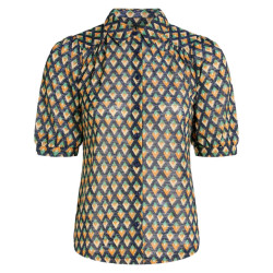 King Louie Blouse korte mouw 09448 carina