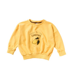 Salted Stories Zomer sweater oversized meisjes - lemons