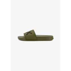 SUN68 X35102 slippers logo 19 militare