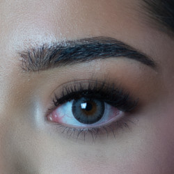 DEZZY'S Kleurlenzen | blisterpack | glitter gray gray ( jaarlenzen)