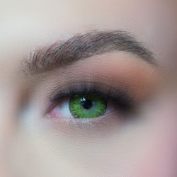 DEZZY'S Kleurlenzen | blisterpack | gemstone green green ( jaarlenzen)