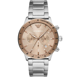 Emporio Armani Rvs horloge voor een tijdloze look