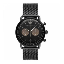 Emporio Armani Stalen horloge met quartz mechanisme