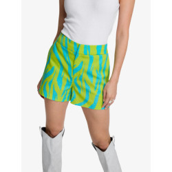 Alix The Label Dames short boucle zebra