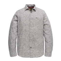 Jack & Jones Jprccregent dobby ls shirt ecru dessin