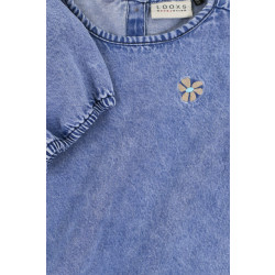 Looxs Revolution Washed denim blouse voor meisjes in de kleur
