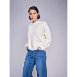Mos Mosh 168530 180 mosmosh mm abello o-ls basic sweatshirt ecru