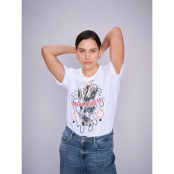 Mos Mosh 168110 101 mosmosh mm hallin o-ss deco tee white