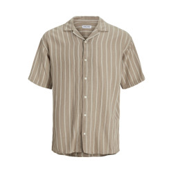 Jack & Jones Jjeenzo stripe resort shirt ss sn dessin