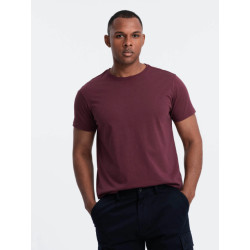Ombre T-shirt heren bordeaux karite