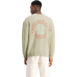 Law of the sea Swell crewneck sweater with backprint