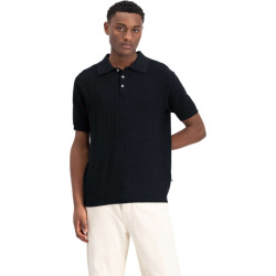 Law of the sea Yohei structure knitted polo