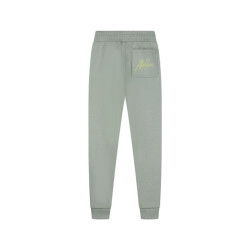 Malelions Zomer sweat broek jongens agave signature gestreept