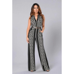 The Dezzy Factory Lena jumpsuit met riem | zwart