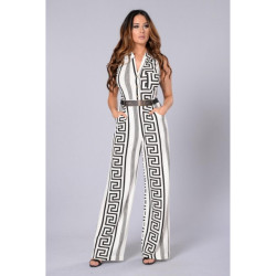 The Dezzy Factory Lena jumpsuit met riem | wit