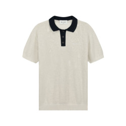 Olaf Hussein Varsity polo knit ss polos m200704