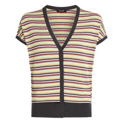 King Louie Top korte mouw 09663 v-button