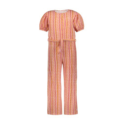 B.Nosy Zomer jumpsuit meisjes aop riem pallas