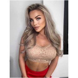 The Dezzy Factory Bra top | Padded & Verwijderbare Padding | beige