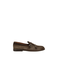 Santoni Leather loafers van hoogwaardige leer voor elegantie