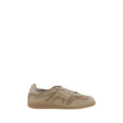 Santoni Leather sneakers voor een elegante casual look