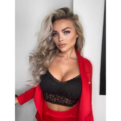 The Dezzy Factory Bra top | Padded & Verwijderbare Padding | zwart