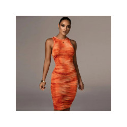 The Dezzy Factory Neony jurk | oranje