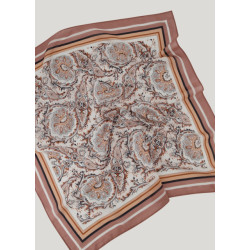 Summum sushi voile printscarfs 8s1021-11939 505 sephia blush