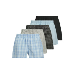 Jack & Jones Heren wijde boxershorts geweven katoen jacmilano 5-pack