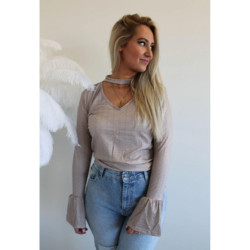 The Dezzy Factory Celine top | beige