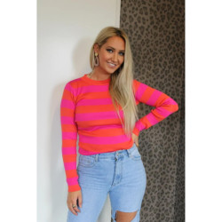 The Dezzy Factory Stripe top | roze