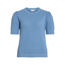 Vila Vidalo o-neck ss knit top noos licht