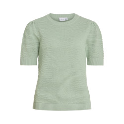 Vila Vidalo o-neck ss knit top noos mint