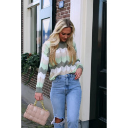 The Dezzy Factory Ziggy lurex top | groen